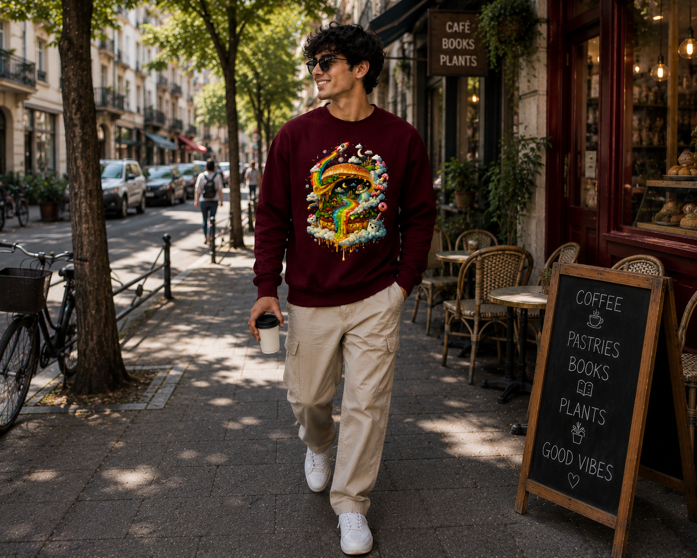 Cosmic Cravings: Dreamscape Edition | Premium 400 GSM Oversized Sweatshirt
