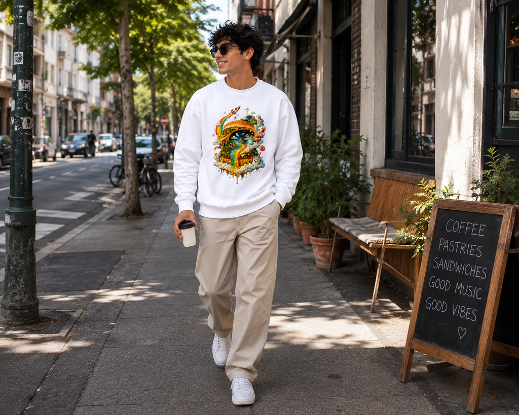 Cosmic Cravings: Dreamscape Edition | Premium 400 GSM Oversized Sweatshirt
