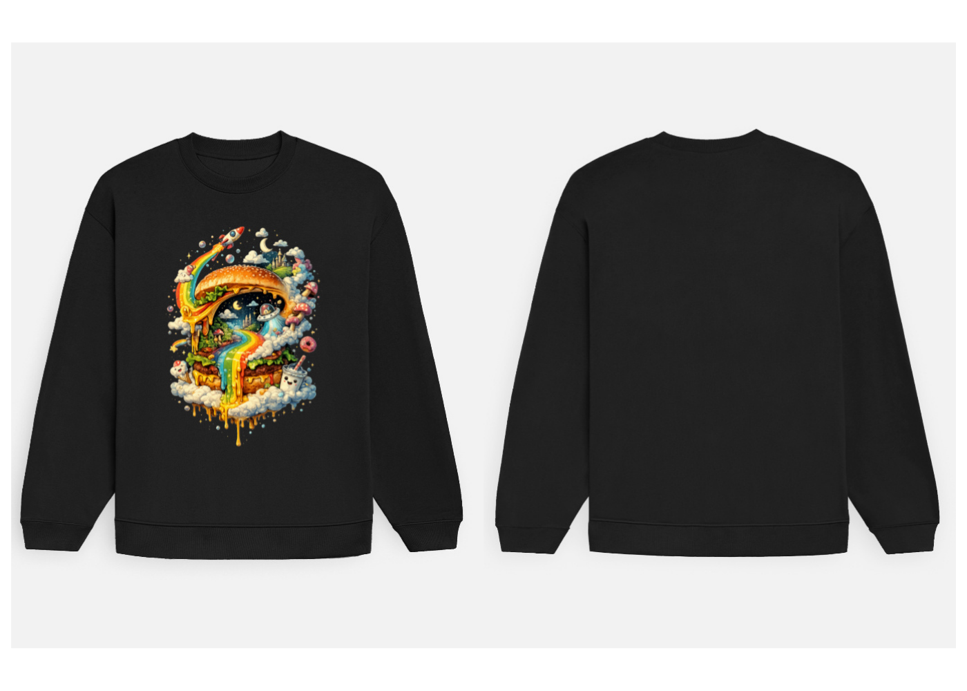 Cosmic Cravings: Dreamscape Edition | Premium 400 GSM Oversized Sweatshirt