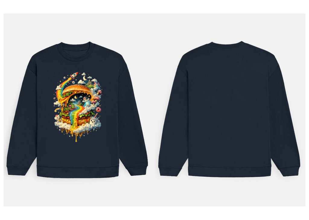 Cosmic Cravings: Dreamscape Edition | Premium 400 GSM Oversized Sweatshirt