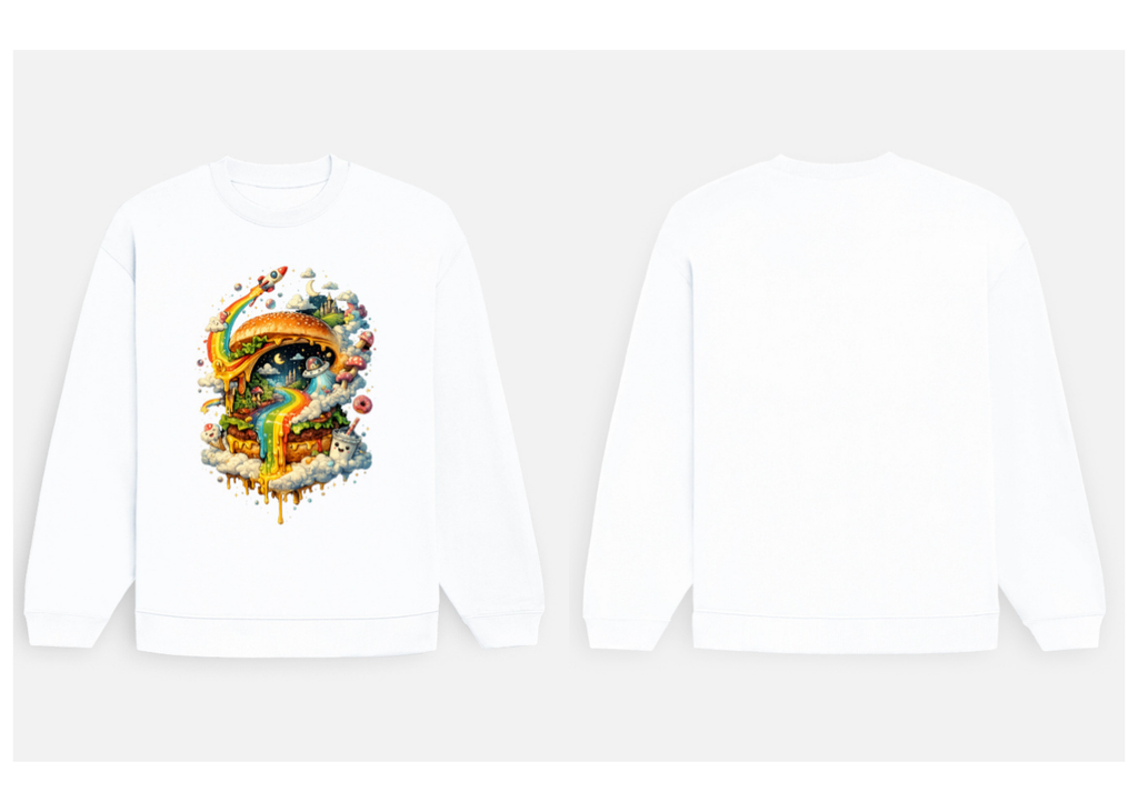 Cosmic Cravings: Dreamscape Edition | Premium 400 GSM Oversized Sweatshirt