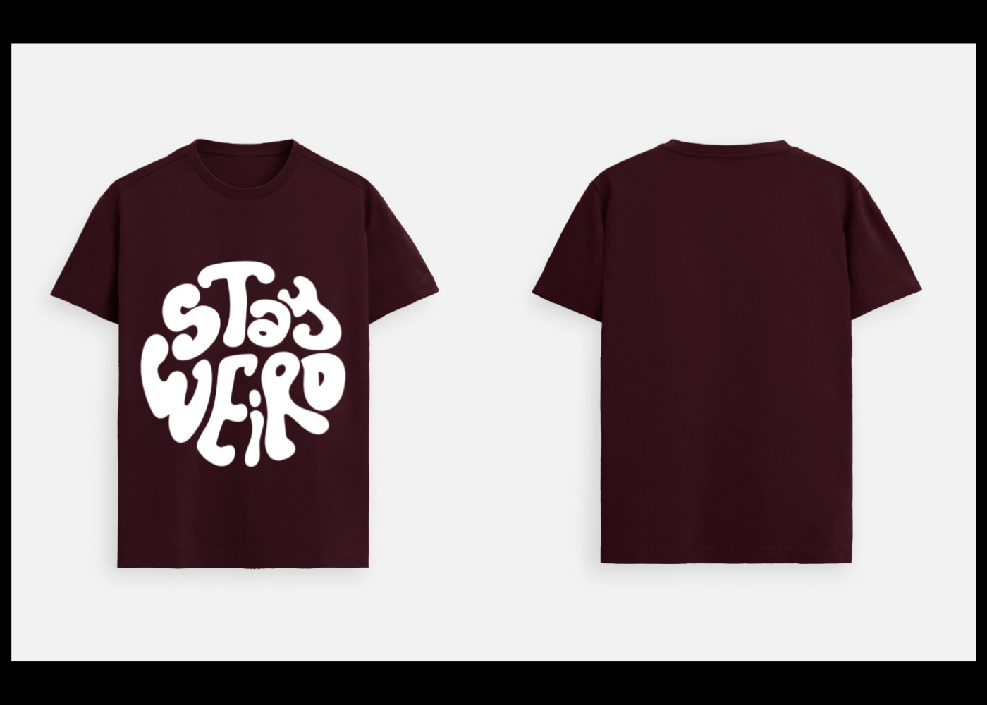 Stay Weird: Bold Expression Edition | 100% Luxury Supima Cotton T-Shirt