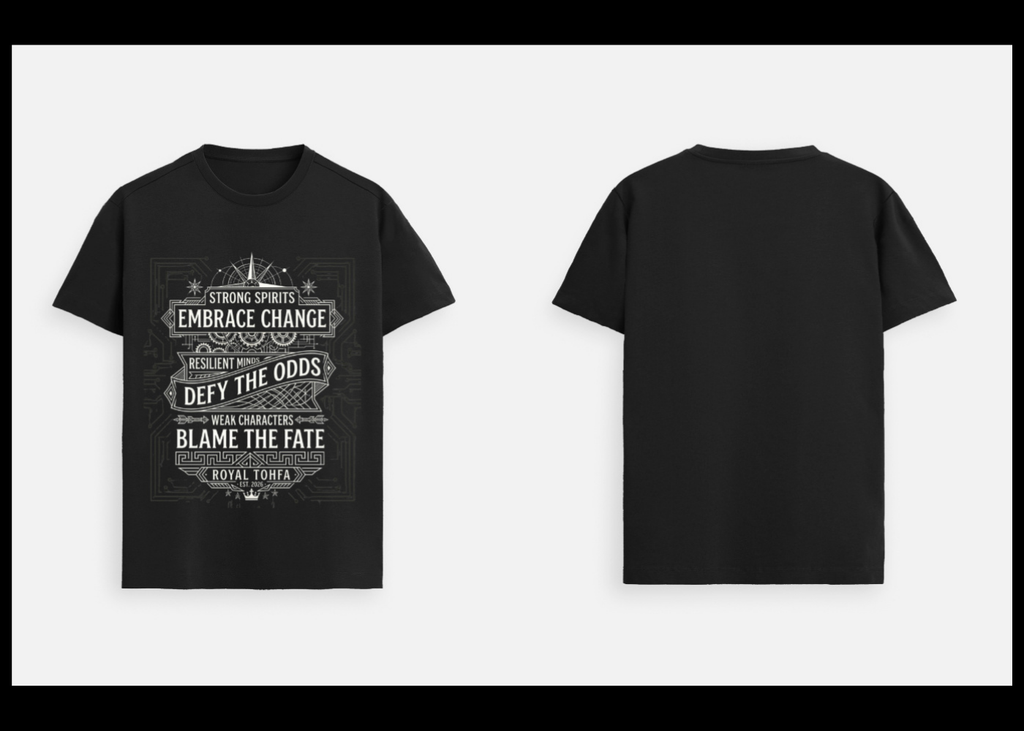 Royal Mindset: Strength & Change Edition | 100% Luxury Supima Cotton T-Shirt