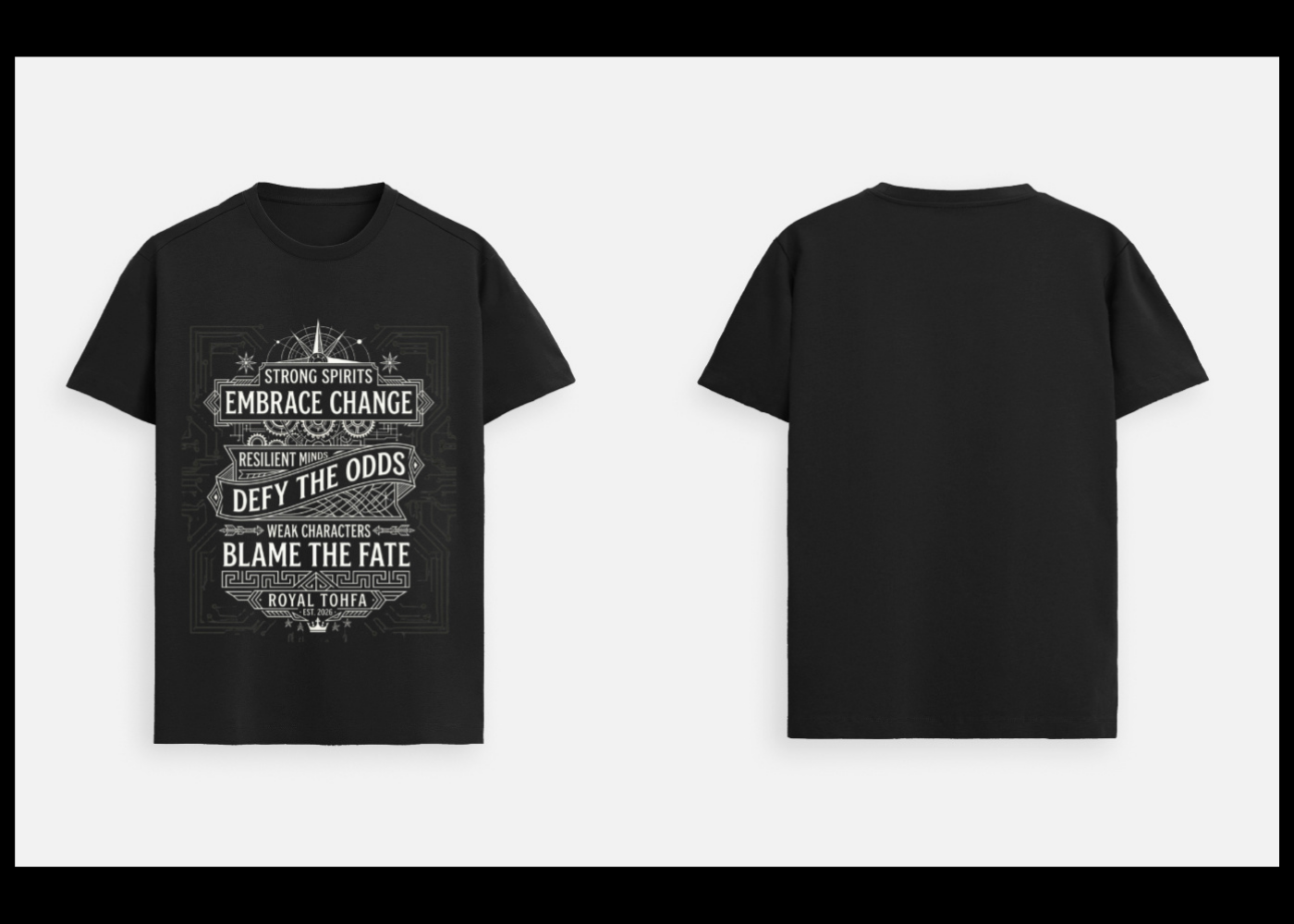 Royal Mindset: Strength & Change Edition | 100% Luxury Supima Cotton T-Shirt