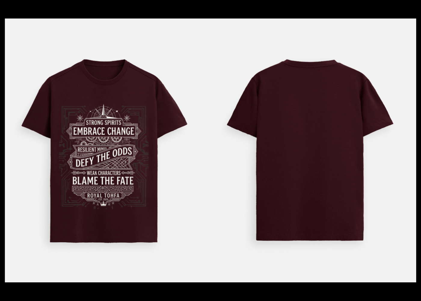 Royal Mindset: Strength & Change Edition | 100% Luxury Supima Cotton T-Shirt