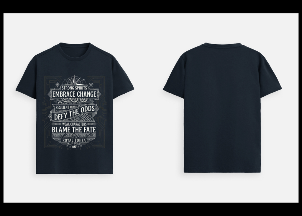 Royal Mindset: Strength & Change Edition | 100% Luxury Supima Cotton T-Shirt
