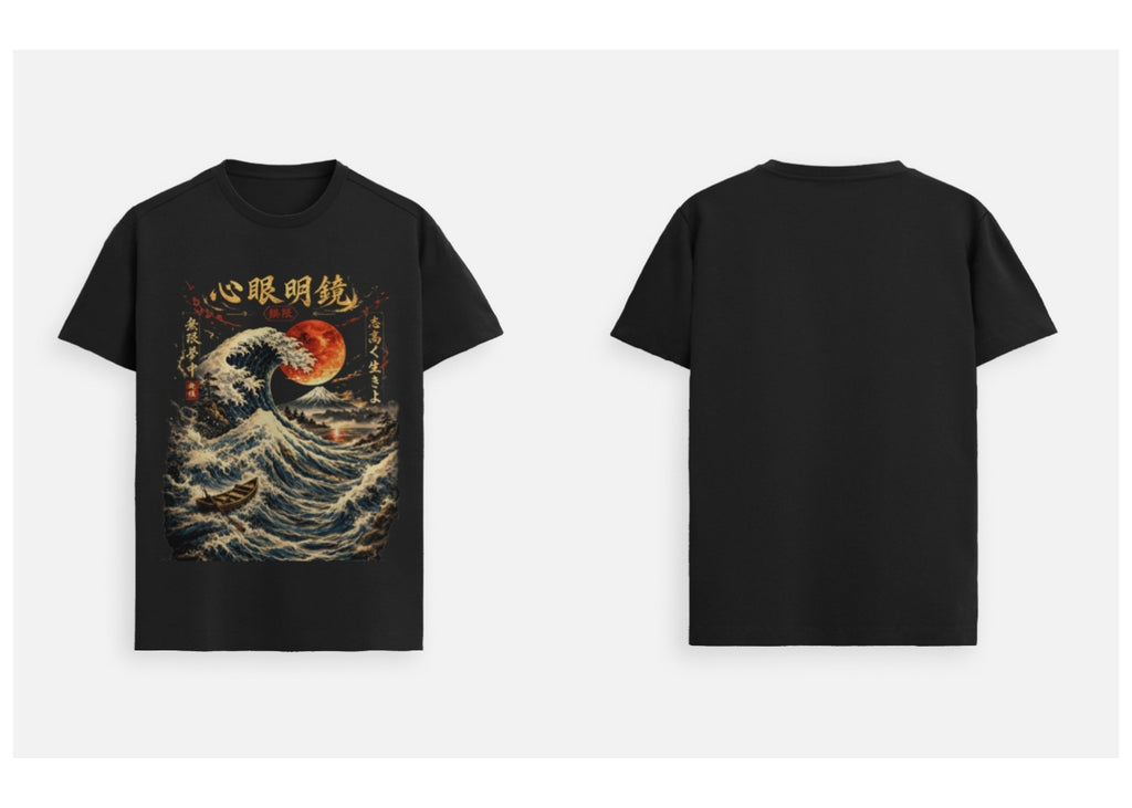 The Great Zen Wave: Japanese Art Edition | 100% Luxury Supima Cotton T-Shirt