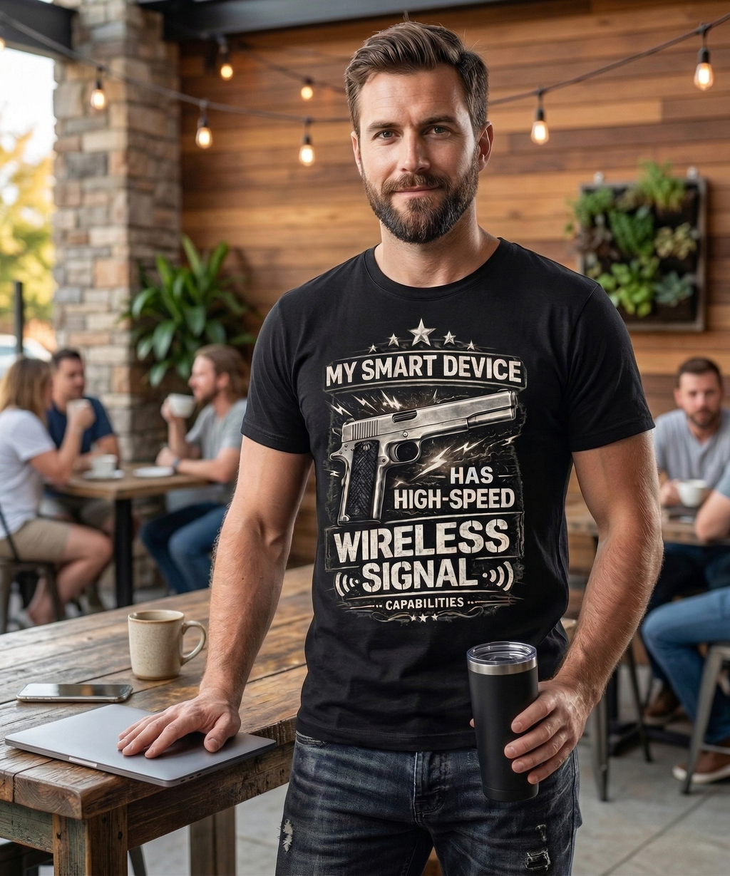 Urban Tech: Smart Device Edition | 100% Luxury Supima Cotton T-Shirt