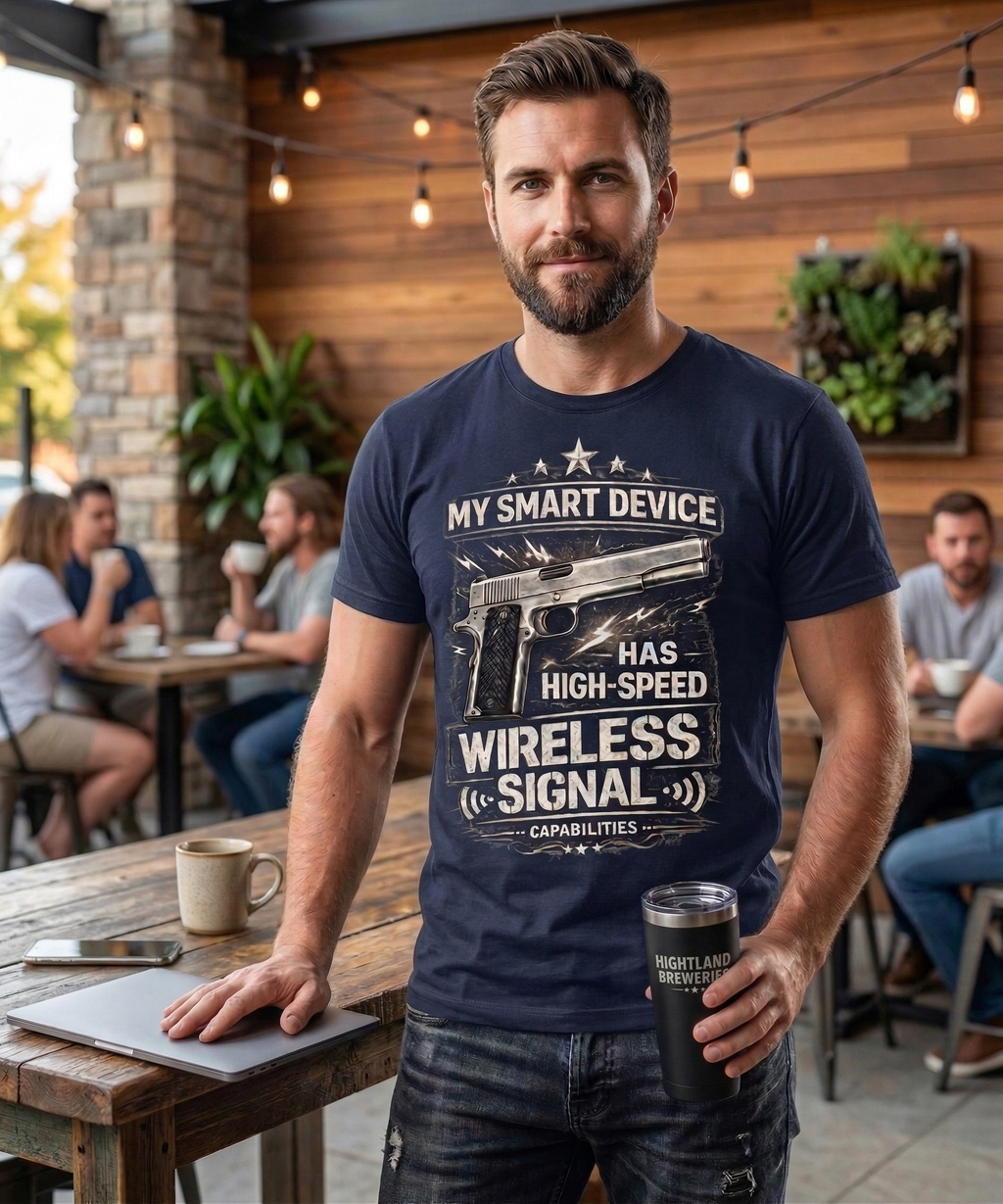 Urban Tech: Smart Device Edition | 100% Luxury Supima Cotton T-Shirt