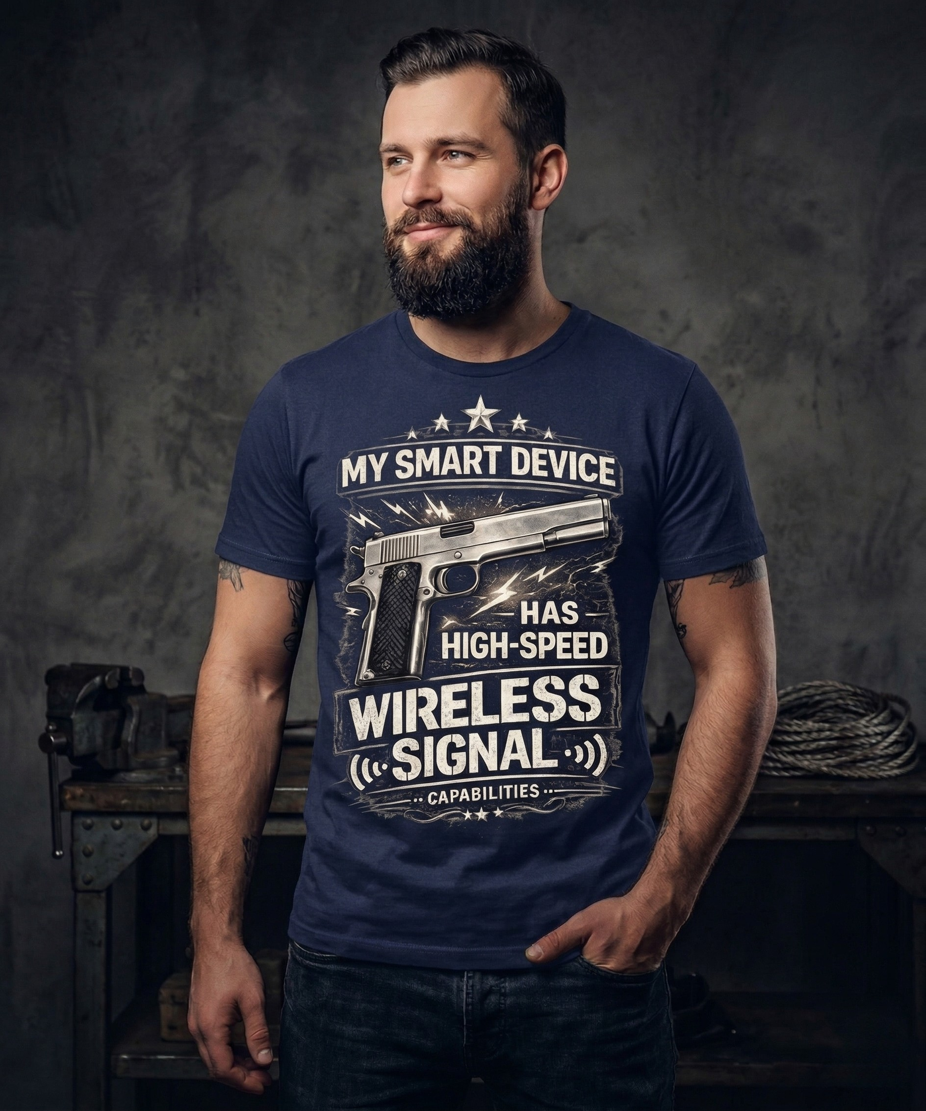 Urban Tech: Smart Device Edition | 100% Luxury Supima Cotton T-Shirt