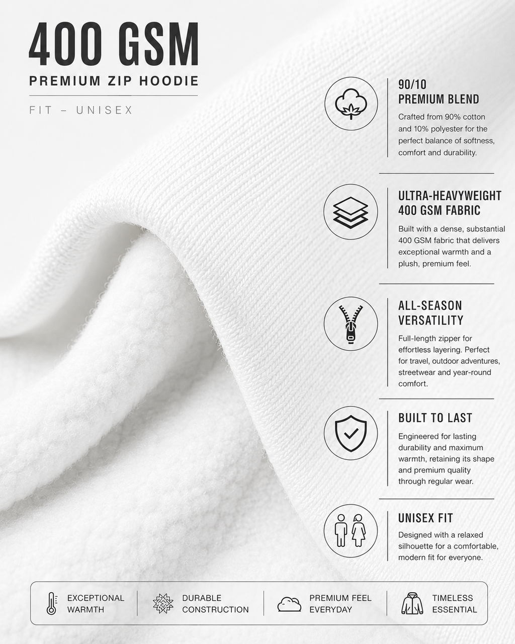 Nature's Splash: Fruit Fusion Edition | Premium 400 GSM Zip Hoodie