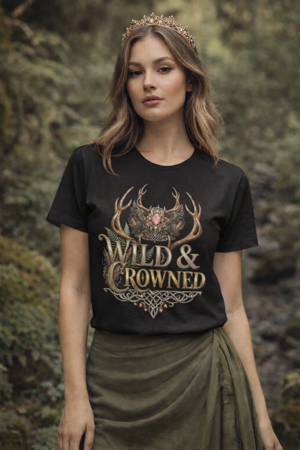 Imperial Wild: Signature Crown Edition | 100% Luxury Supima Cotton T-Shirt