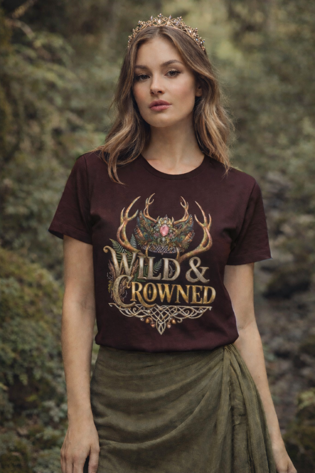 Imperial Wild: Signature Crown Edition | 100% Luxury Supima Cotton T-Shirt