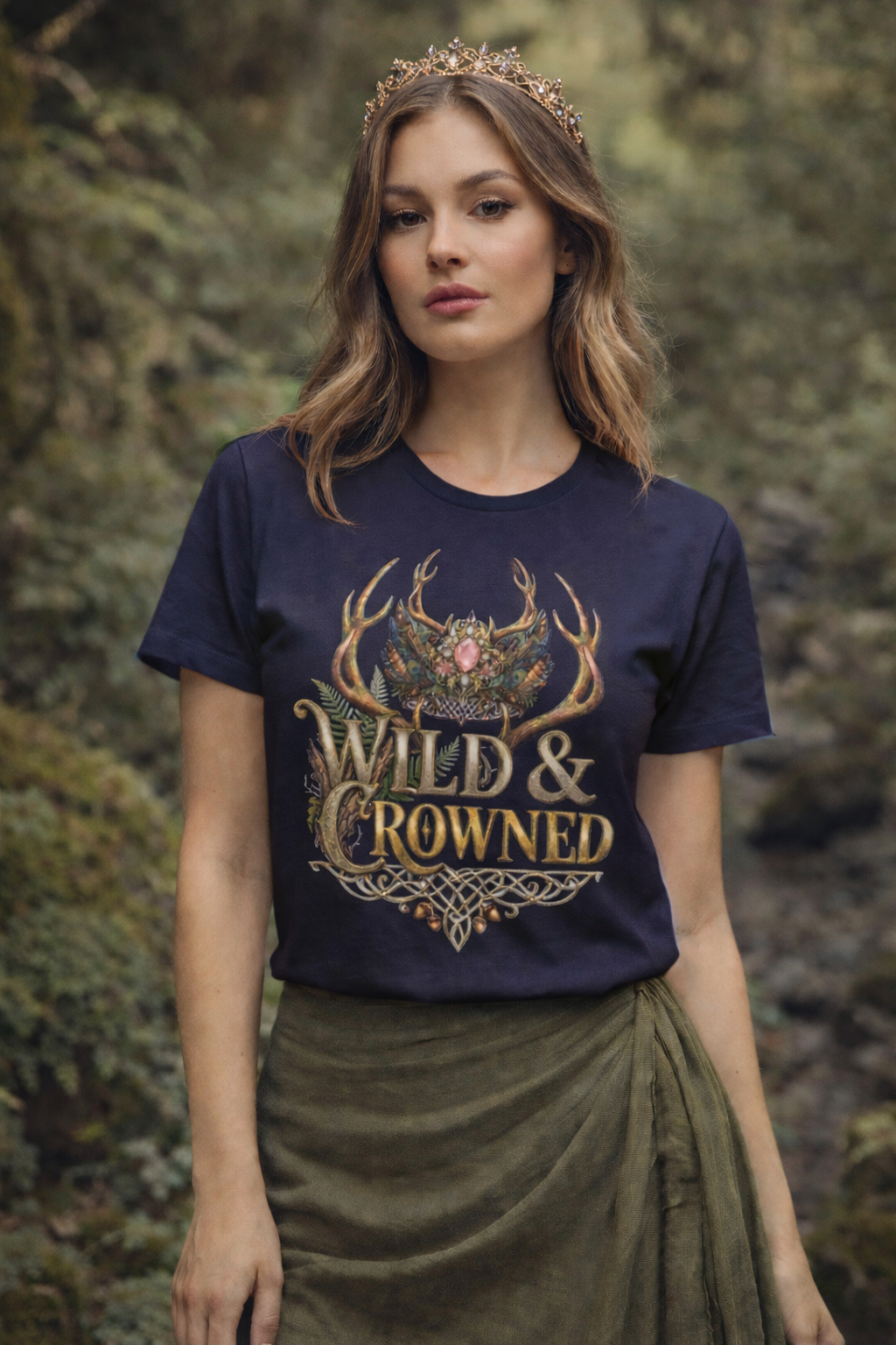 Imperial Wild: Signature Crown Edition | 100% Luxury Supima Cotton T-Shirt