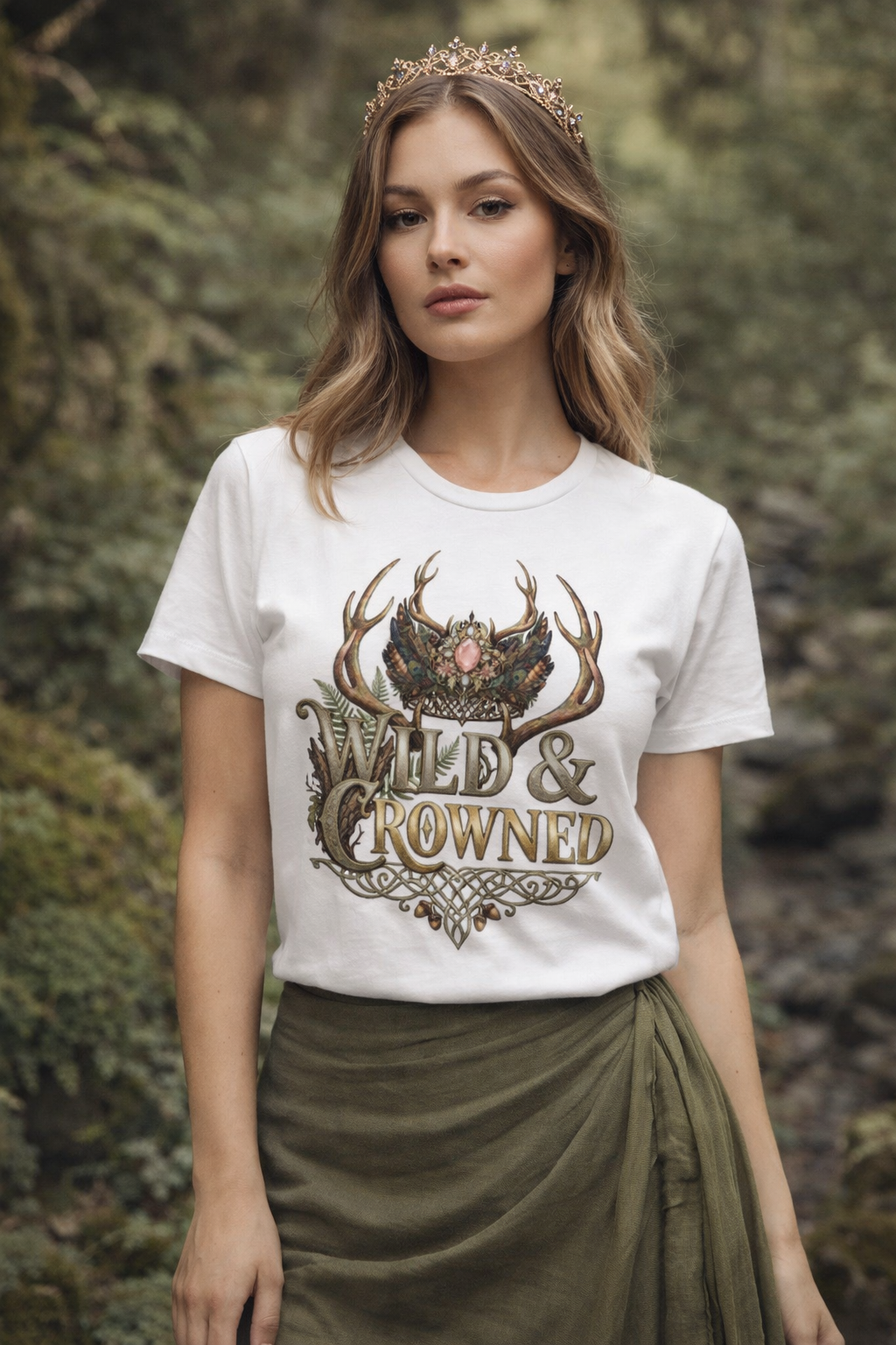 Imperial Wild: Signature Crown Edition | 100% Luxury Supima Cotton T-Shirt