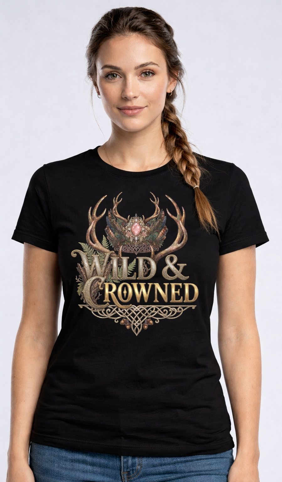 Imperial Wild: Signature Crown Edition | 100% Luxury Supima Cotton T-Shirt