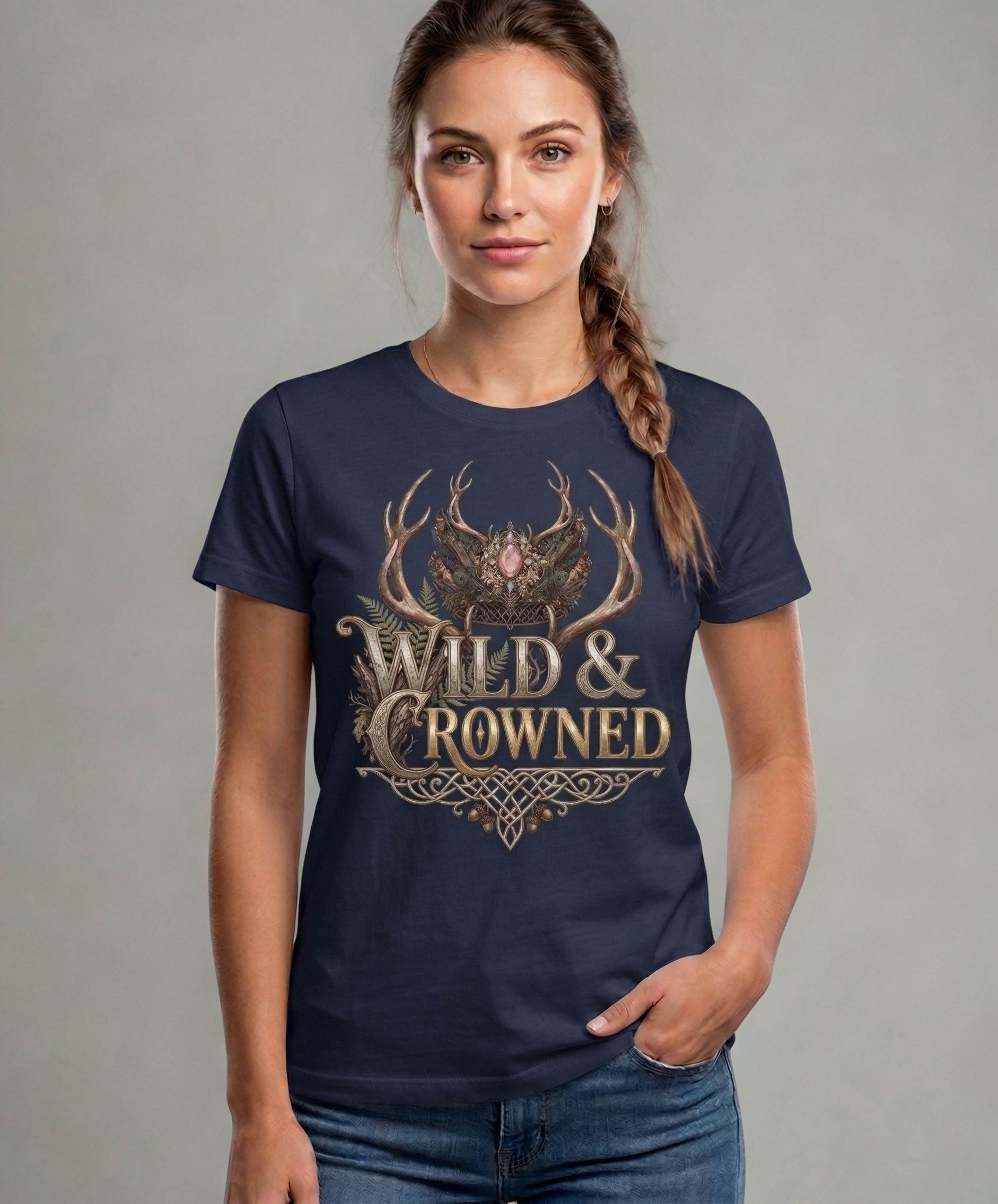 Imperial Wild: Signature Crown Edition | 100% Luxury Supima Cotton T-Shirt