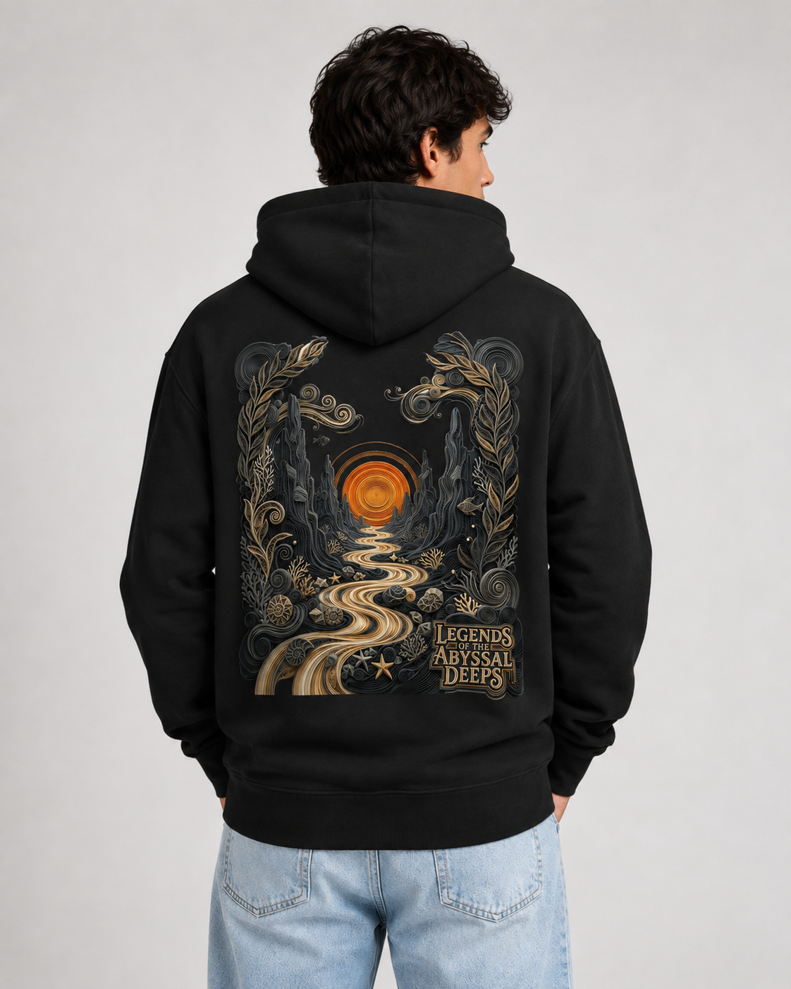 Legends of the Abyssal Deeps: Forgotten Realms Edition | Premium 400 GSM Zip Hoodie