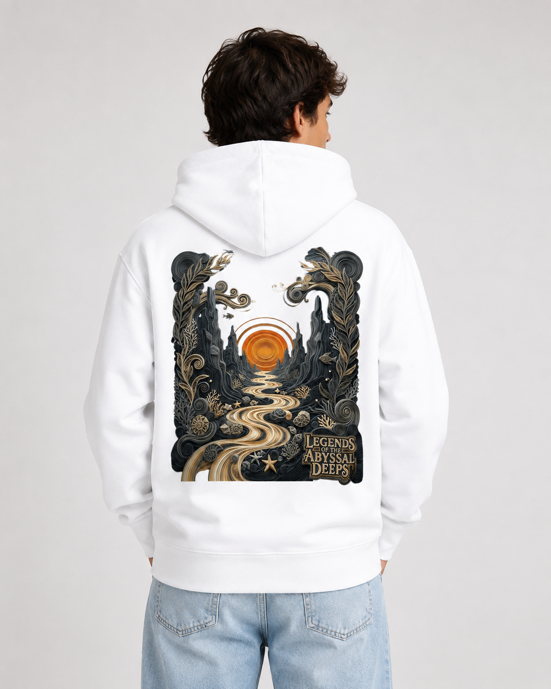Legends of the Abyssal Deeps: Forgotten Realms Edition | Premium 400 GSM Zip Hoodie