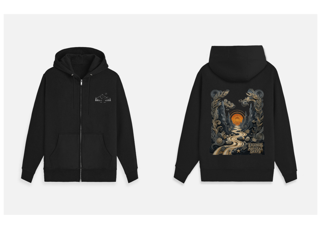 Legends of the Abyssal Deeps: Forgotten Realms Edition | Premium 400 GSM Zip Hoodie