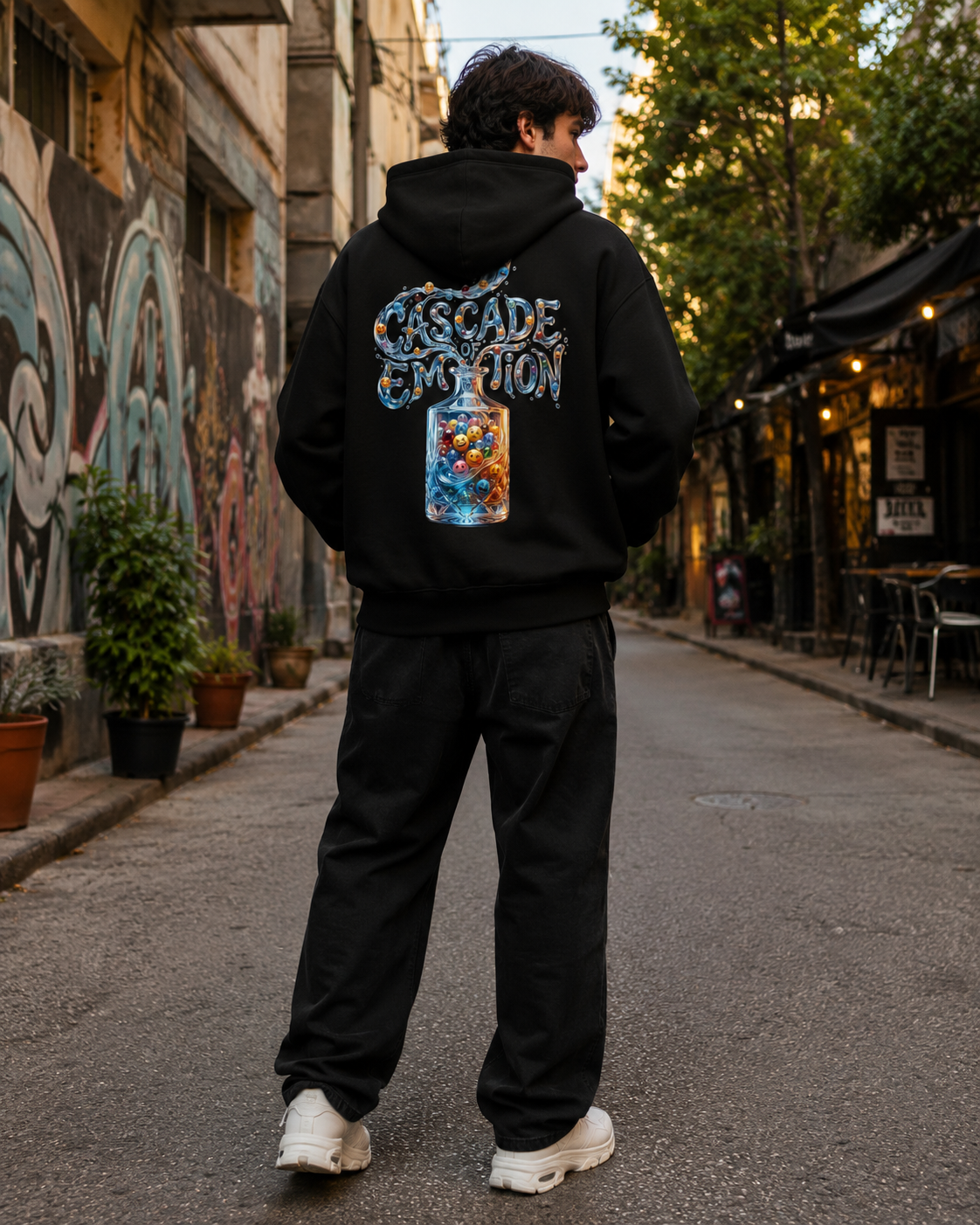 Cascade of Emotion: Creative Flow Edition | Premium 400 GSM Zip Hoodie