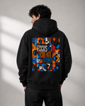 Focus Create Elevate: Bauhaus Abstract Edition | Premium 400 GSM Zip Hoodie