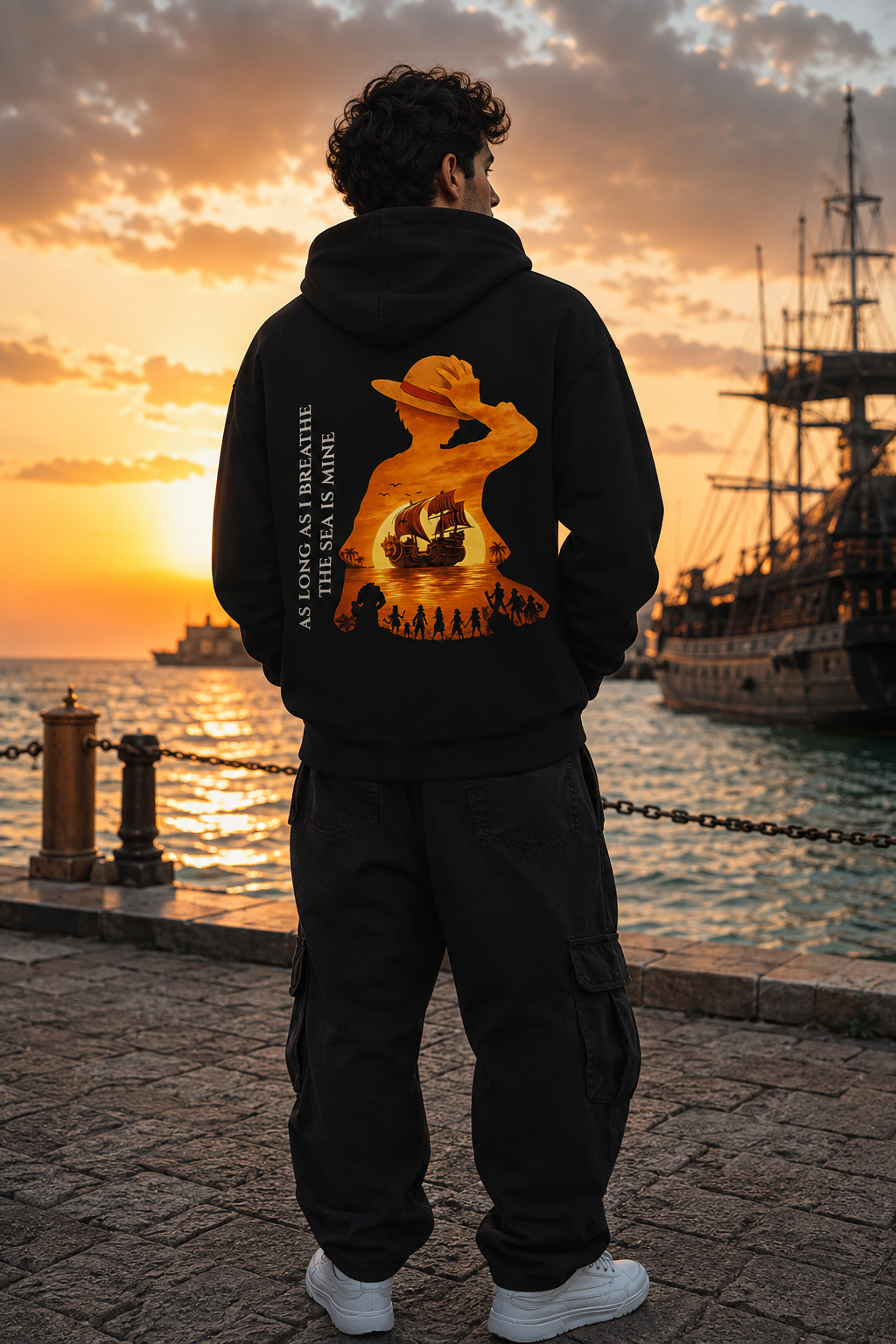 The Sea Is Mine : Pirate Legacy Edition | Premium 400 GSM Zip Hoodie