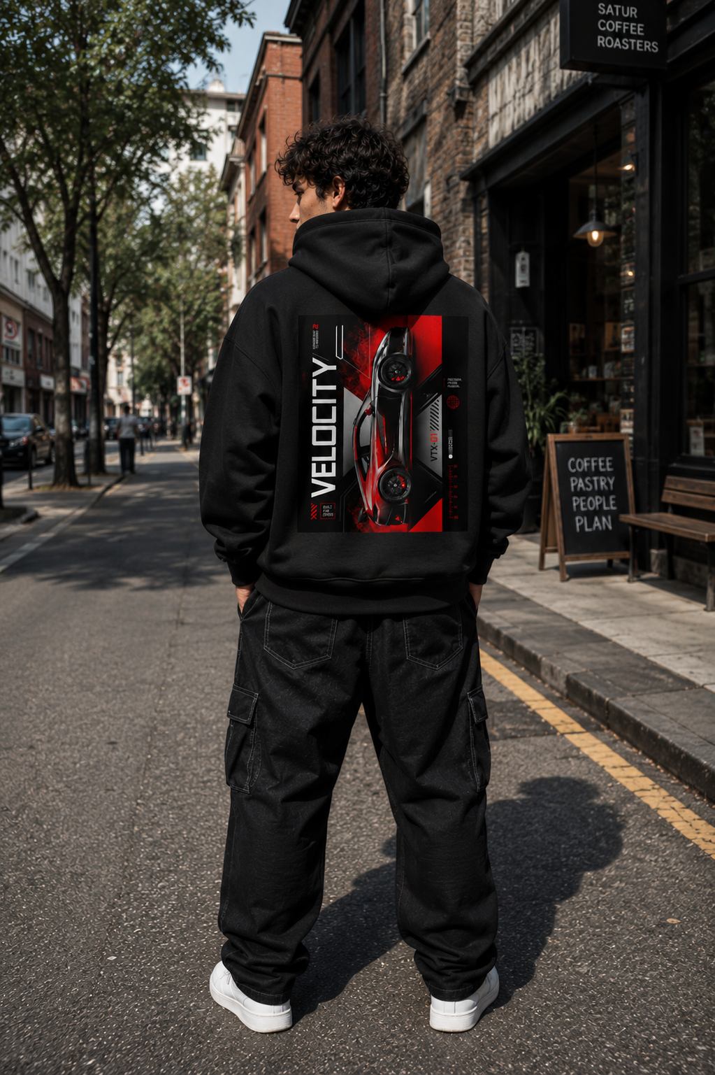 Velocity: Racing Spirit Edition | Premium 400 GSM Zip Hoodie