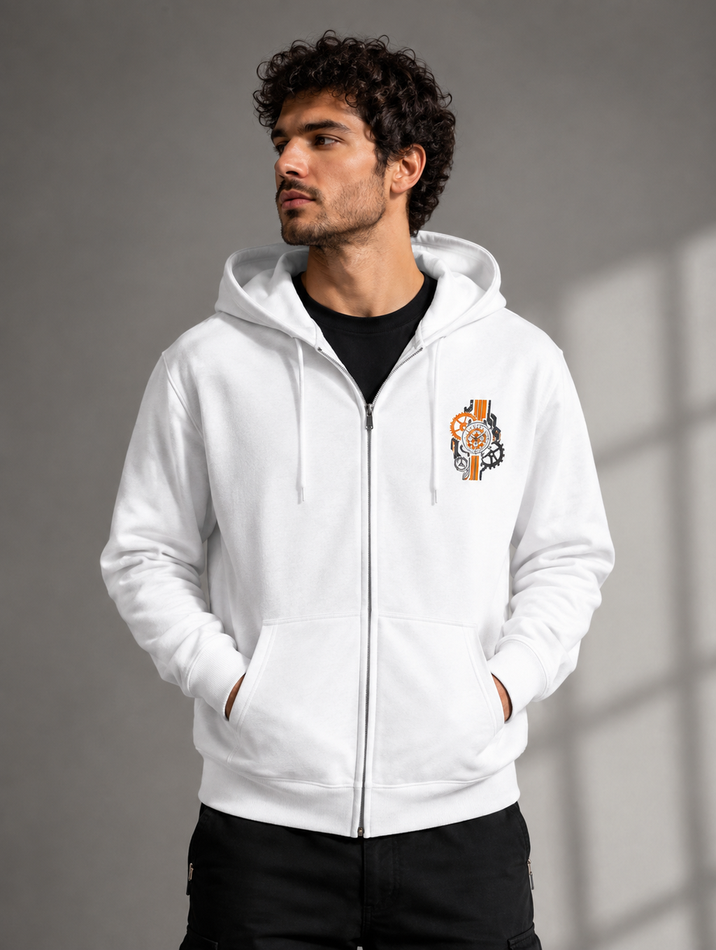 Velocity: Racing Spirit Edition | Premium 400 GSM Zip Hoodie